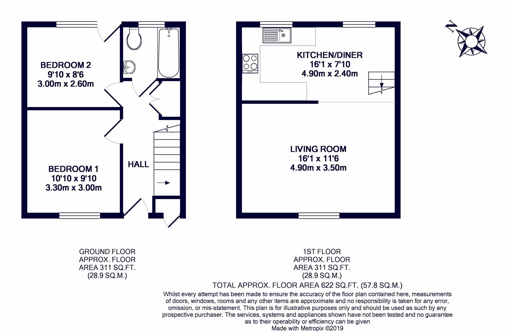 2 Bedrooms Terraced house for sale in Shorediche Close, Ickenham UB10