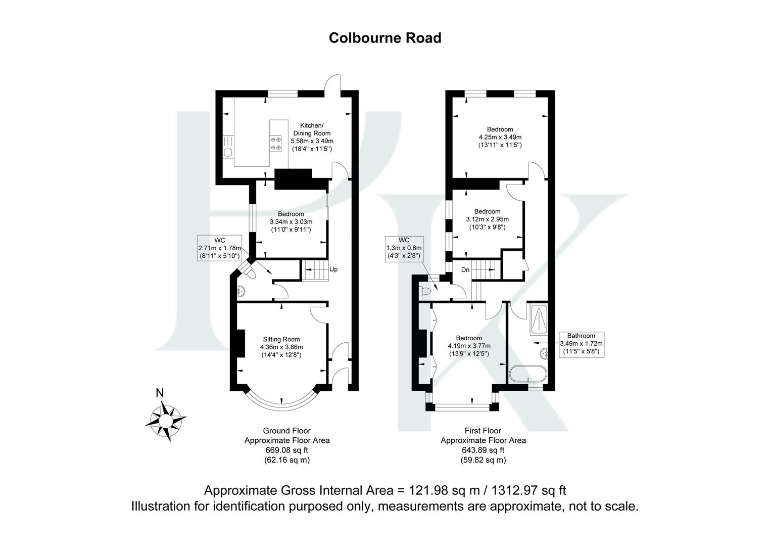 Colbourne Road, Hove floorplan