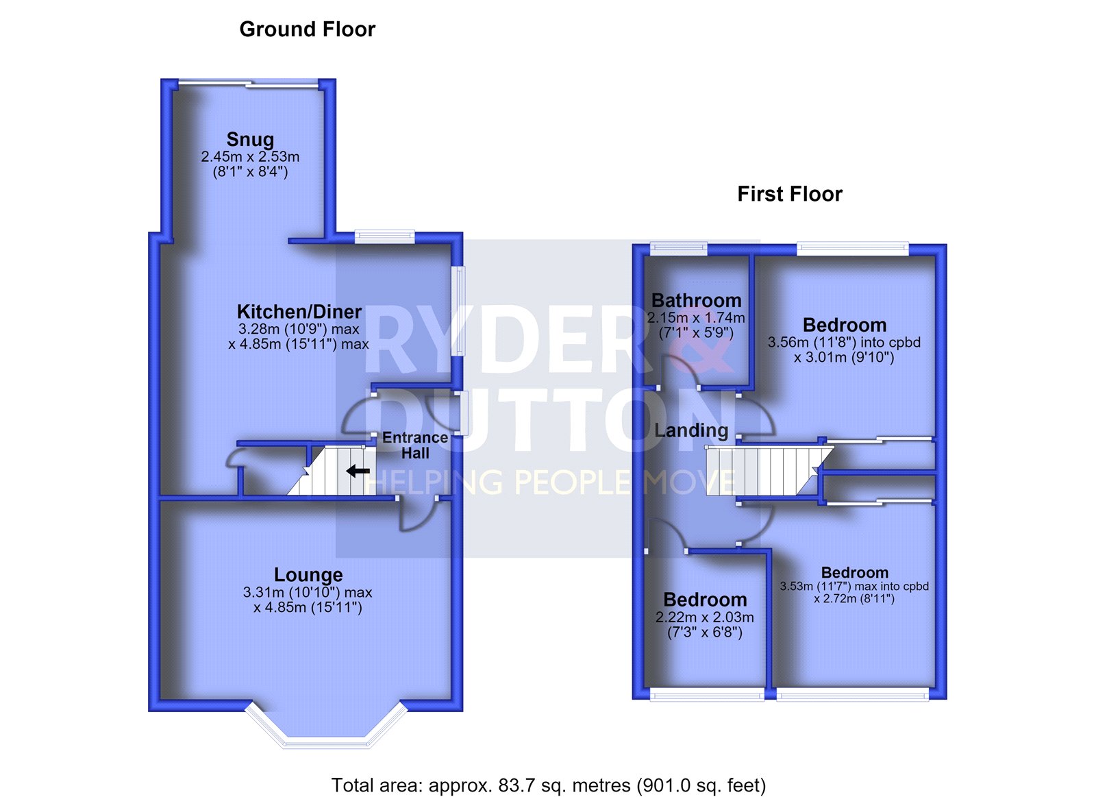 14, Queensway, Mossley floorplan