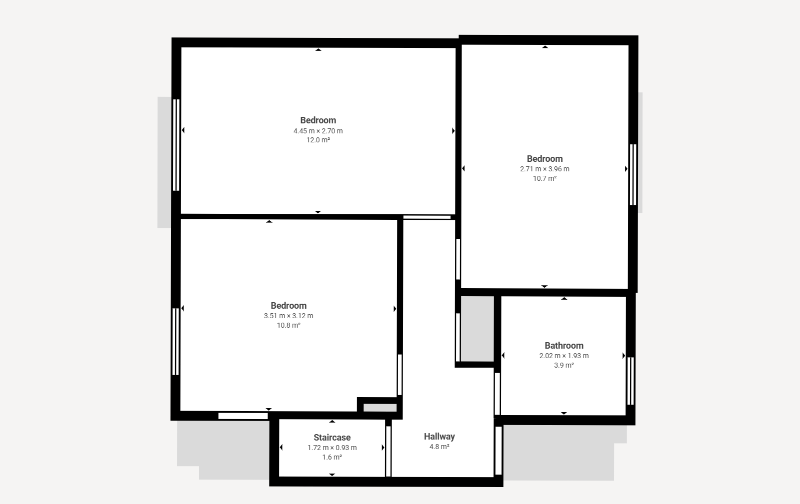 33, Plantation Square, Glasgow City floorplan
