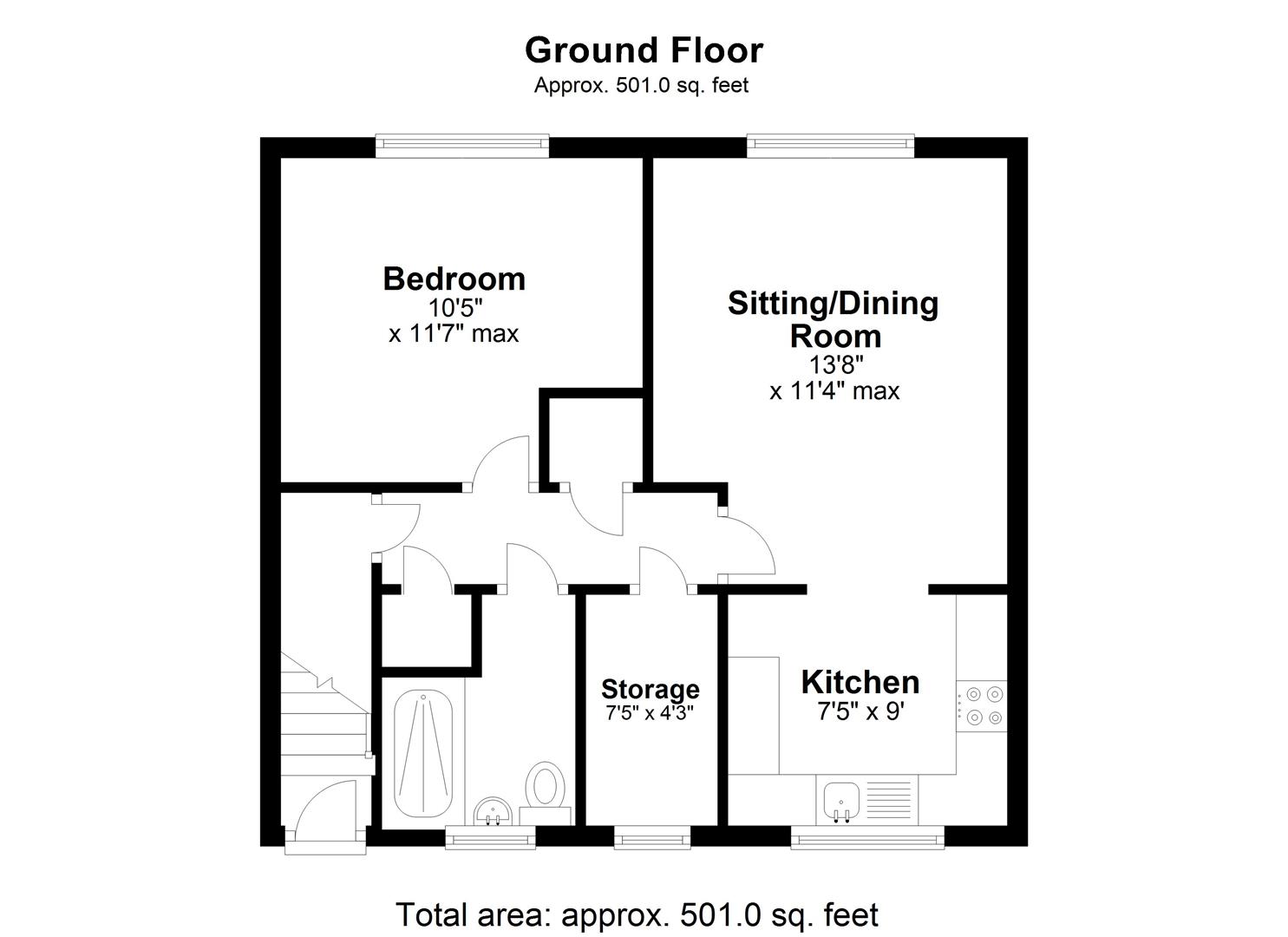24, Little Englands, Chippenham floorplan