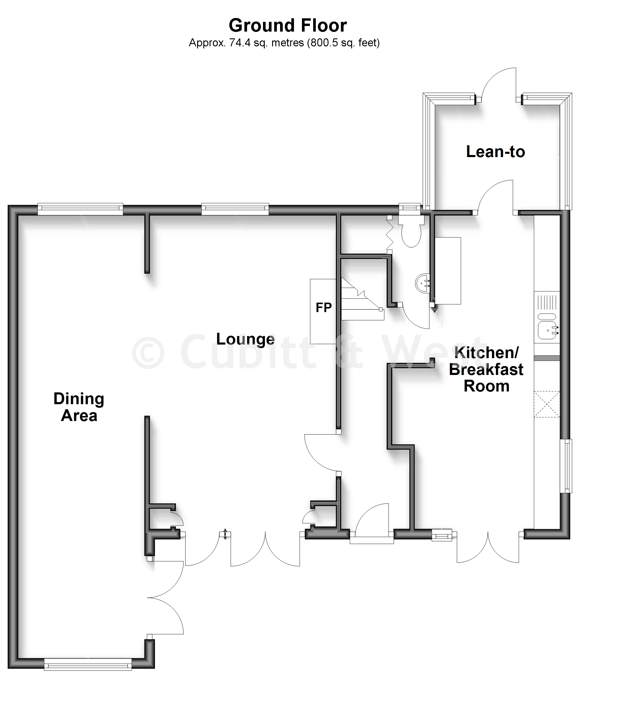 Tanglewood, Houghton Lane, Pulborough floorplan