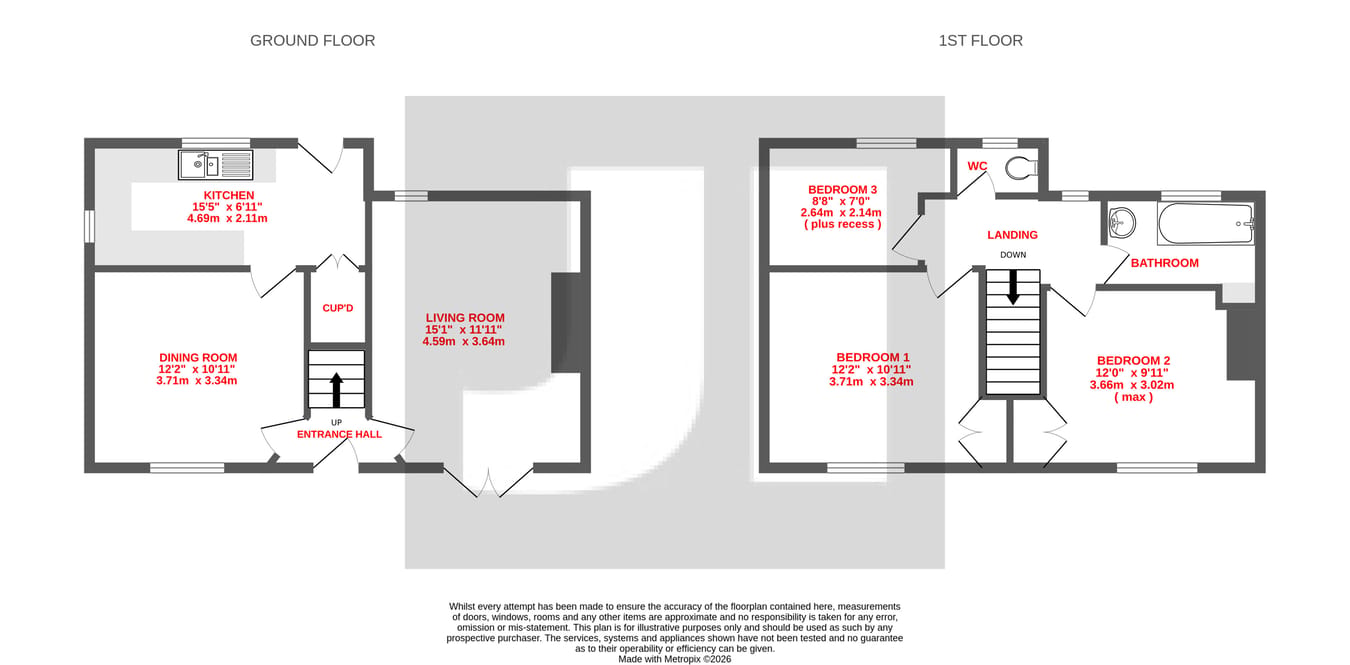 27, Silverdale Avenue, Keighley floorplan