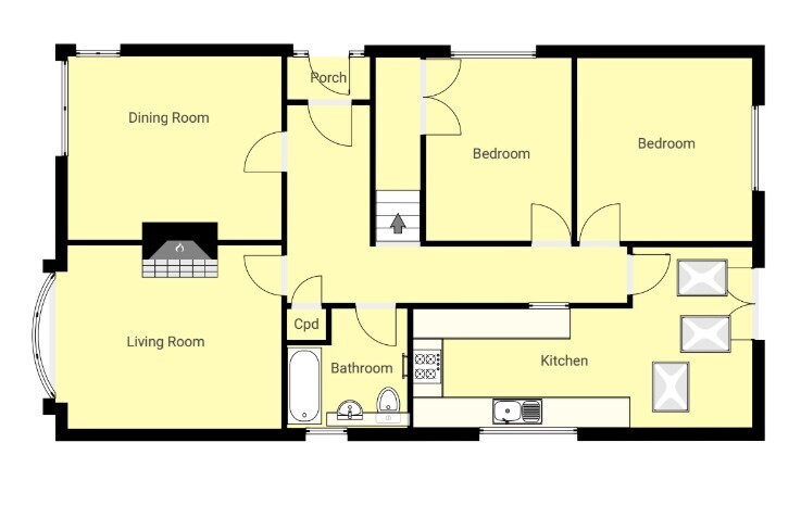 A, 11, SEVERN ROAD, PORTHCAWL floorplan