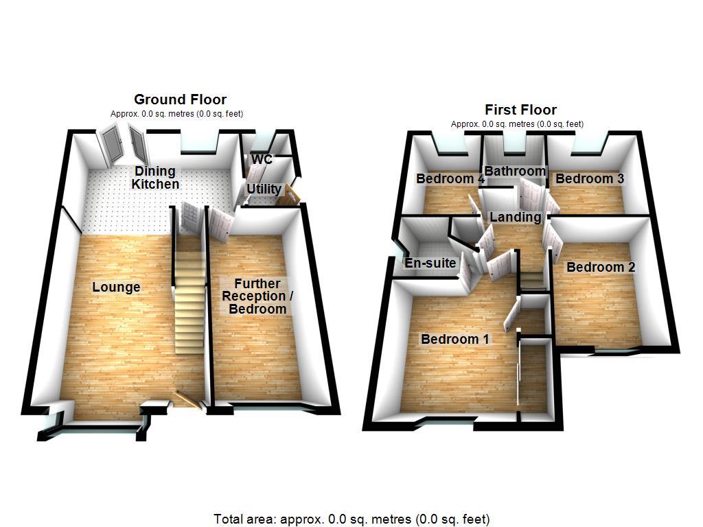 12, Hunters Place, Ts14 7bf, Guisborough floorplan