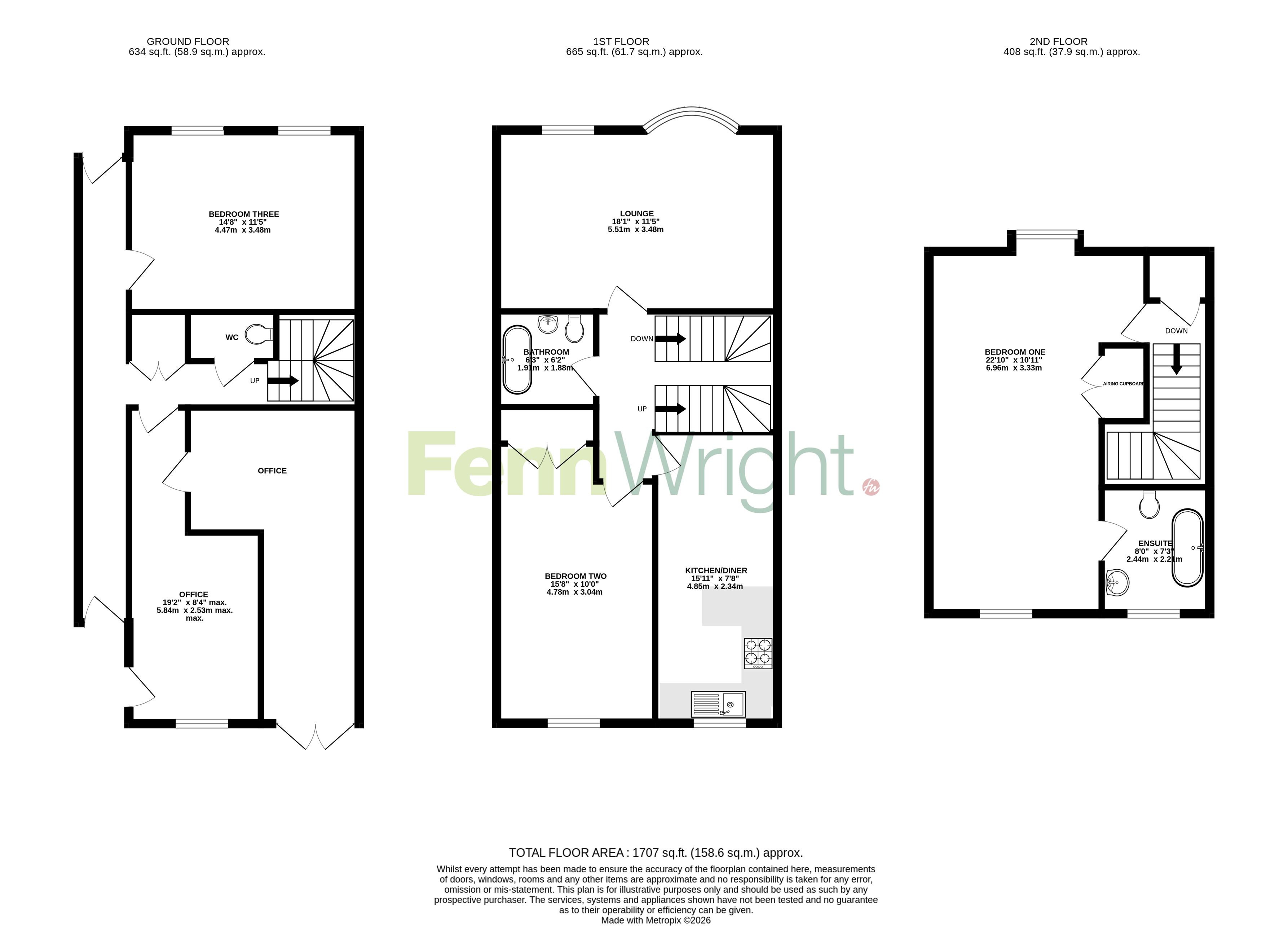 24, Priors Way, Colchester floorplan