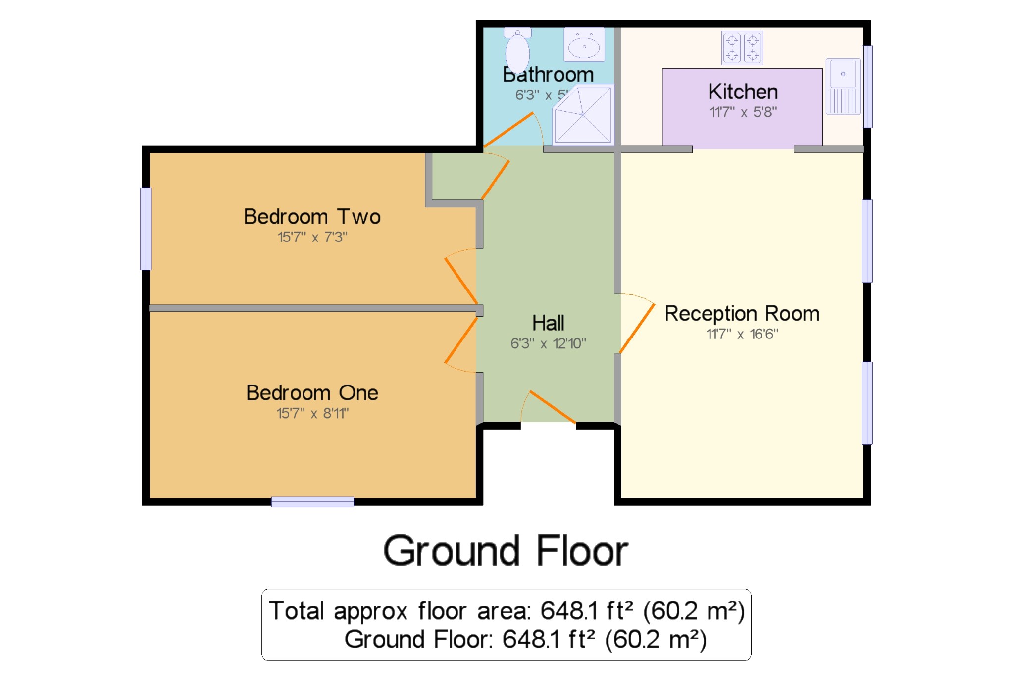 2 Bedrooms Flat for sale in Chapel Hill, Halstead CO9