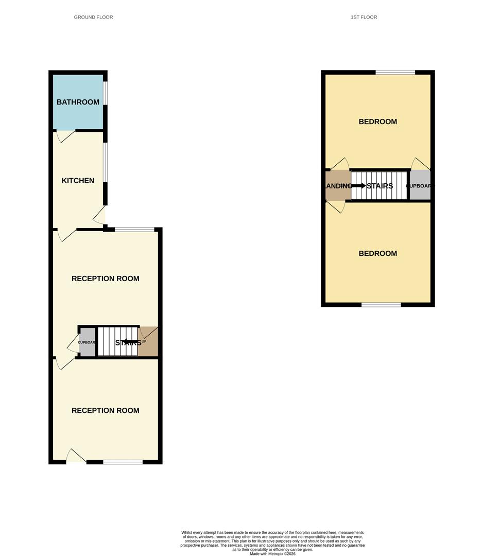46, Acton Street, Stoke-On-Trent floorplan