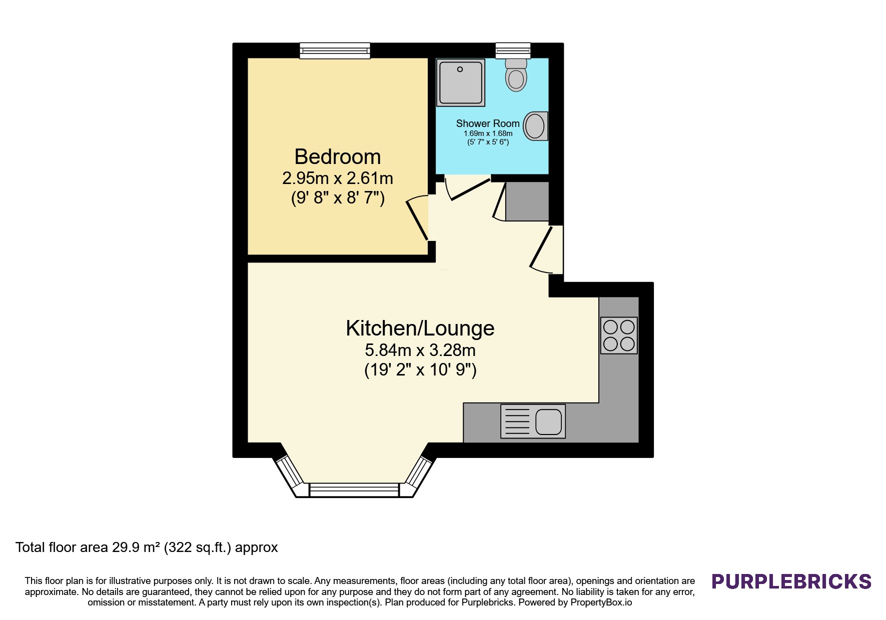 Llys Adda, Bangor floorplan