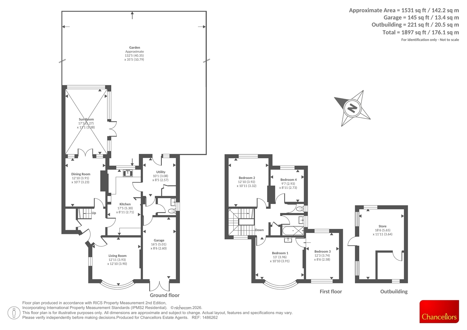 51, Northcourt Avenue, Reading floorplan