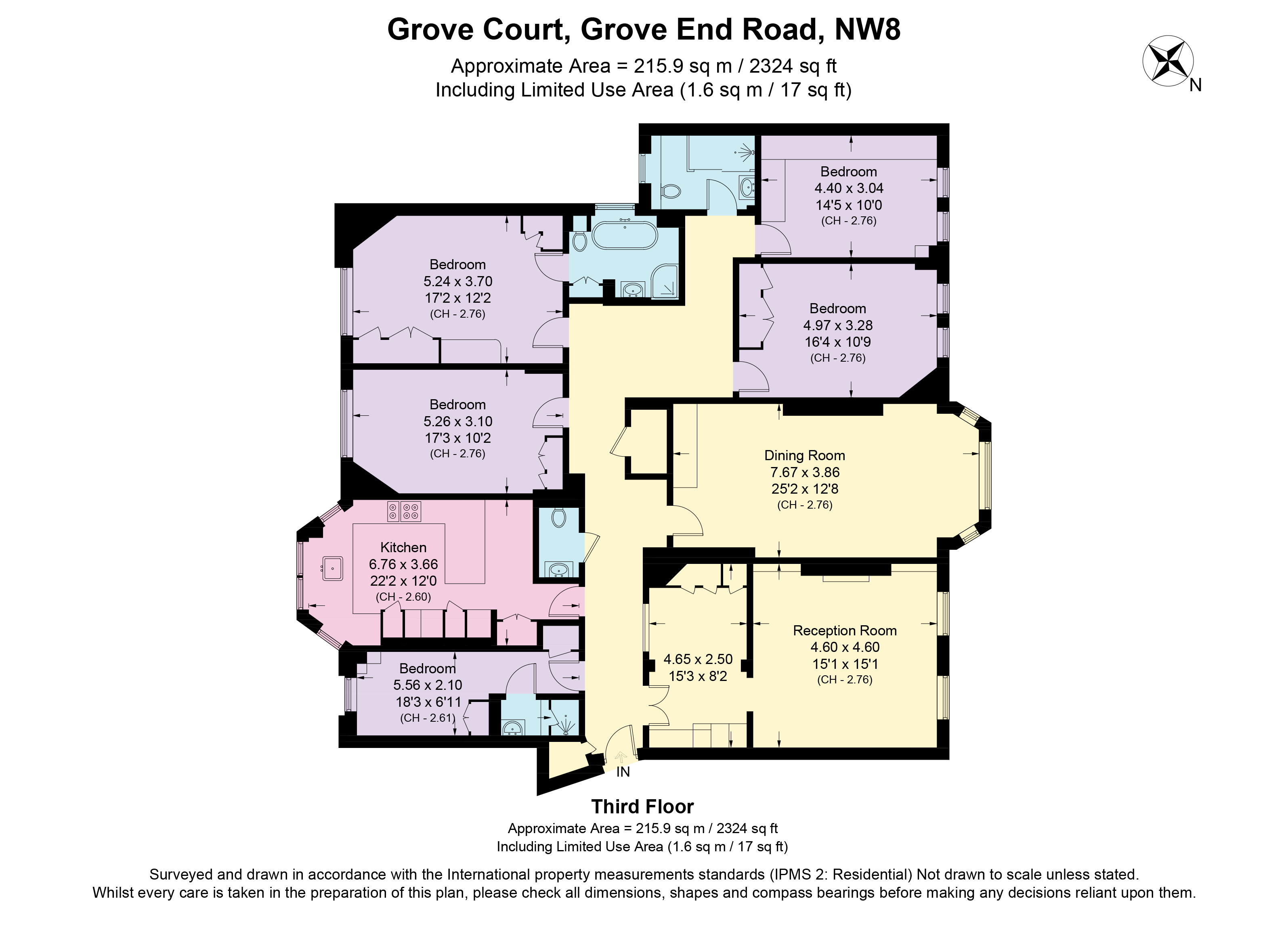 Grove Court, London floorplan