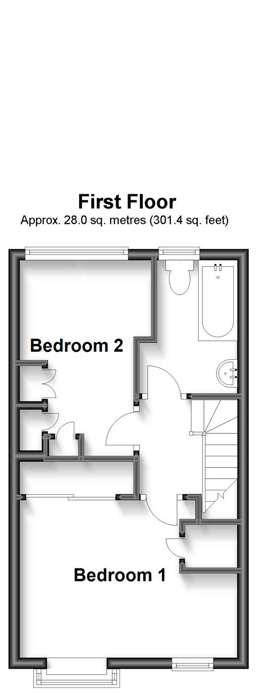 Edwards Way, Littlehampton, West Sussex BN17, 2 bedroom terraced house