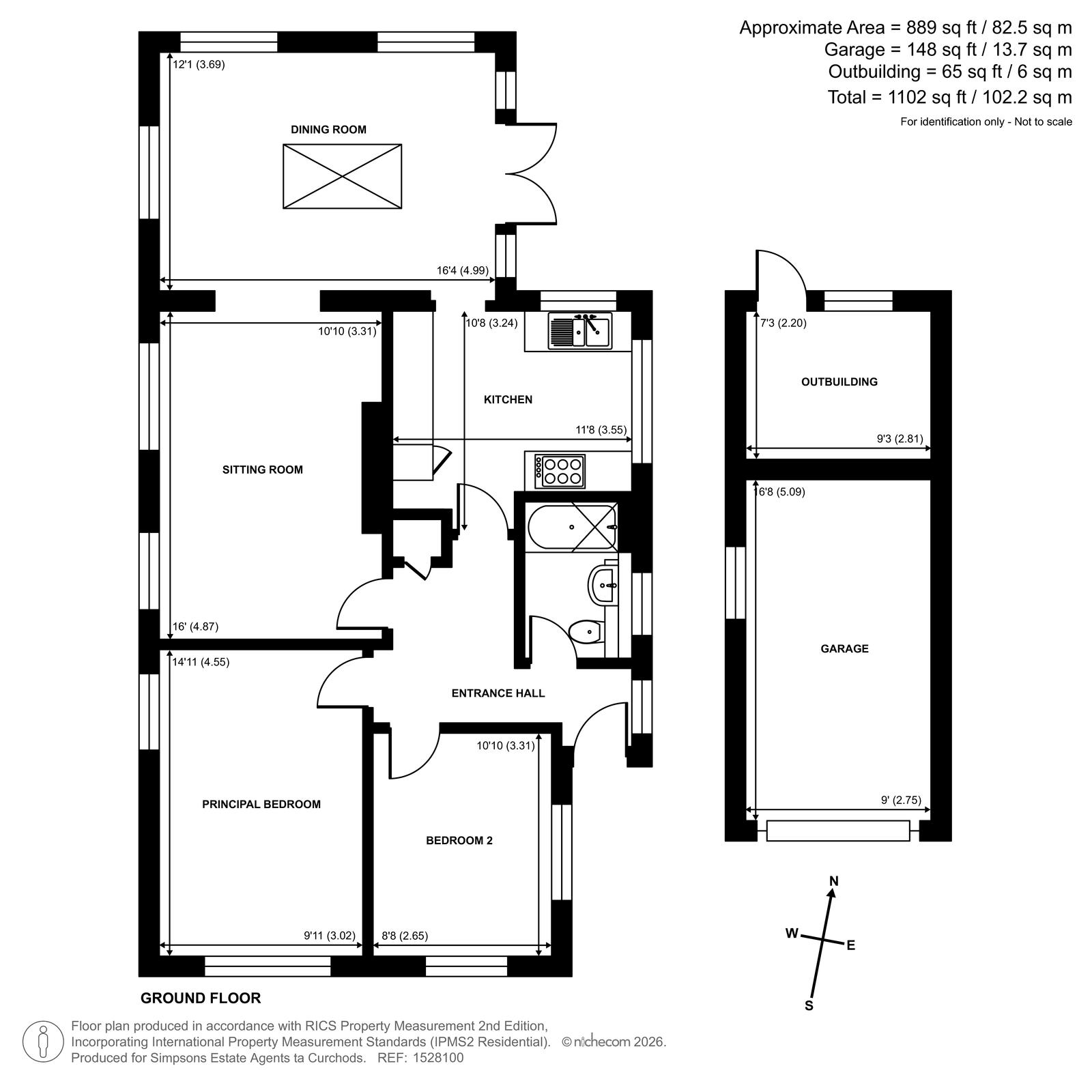 Mar Y Vent,, School Lane, West Horsley floorplan
