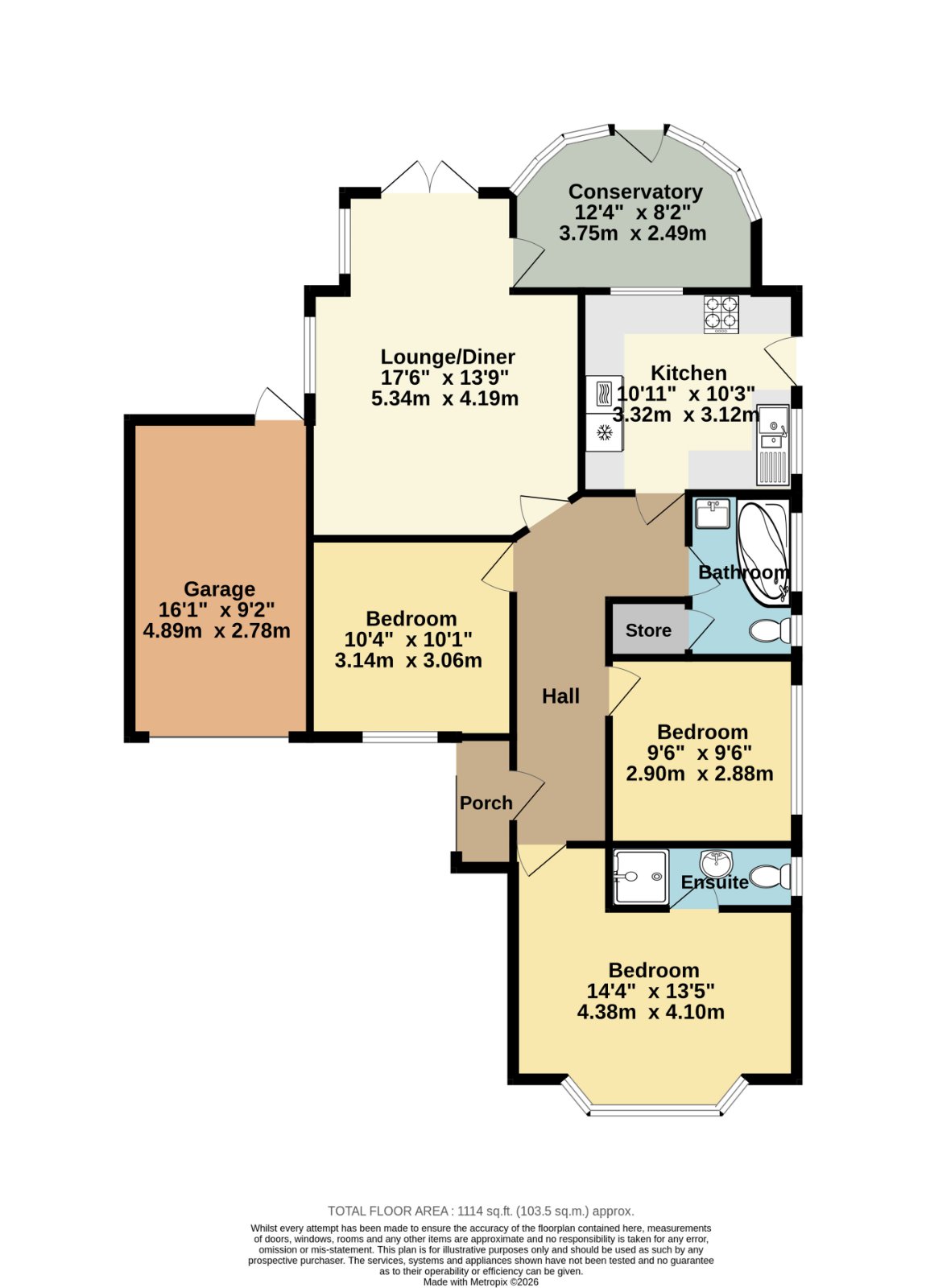 51, Brunswick Road, Kent floorplan