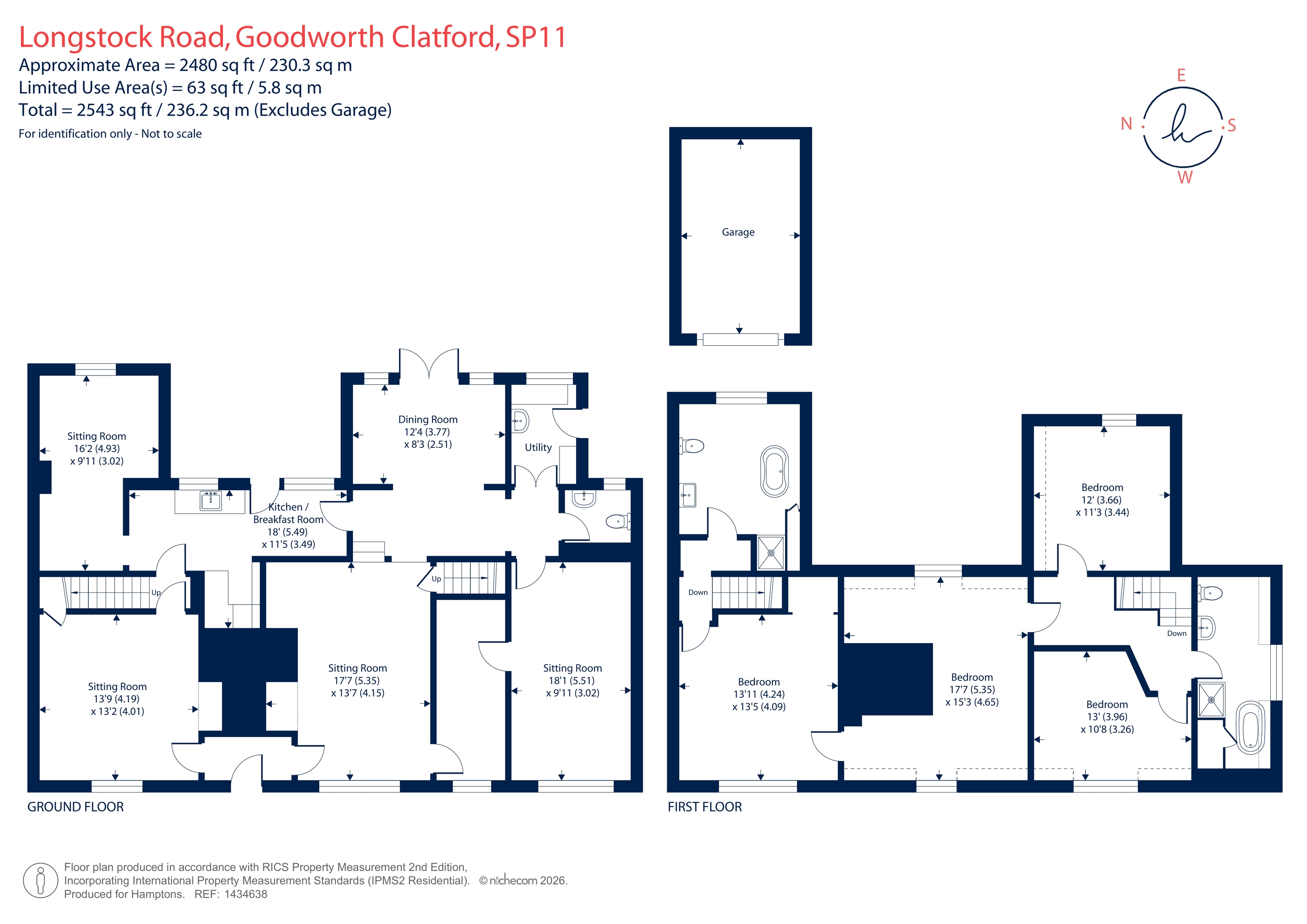 Molesy Cottage, Longstock Road, Goodworth Clatford floorplan