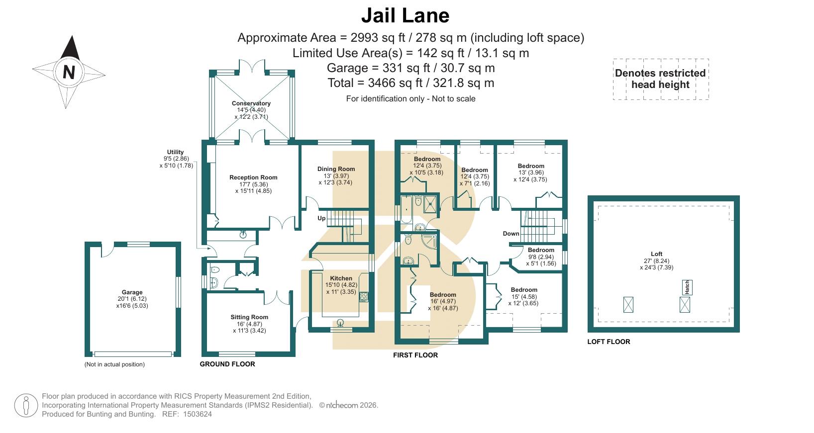 123, Jail Lane, Westerham floorplan