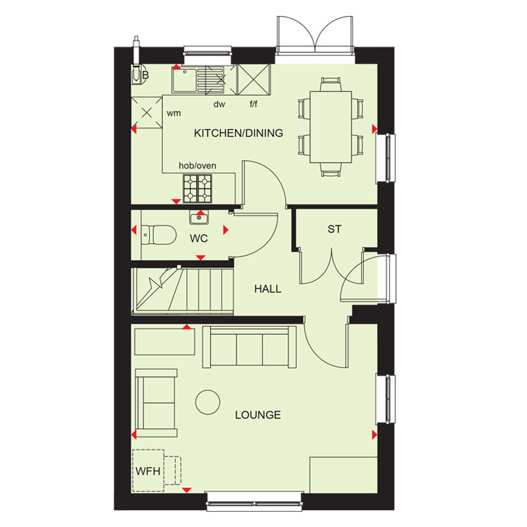 Derwent Chase, Waverley floorplan