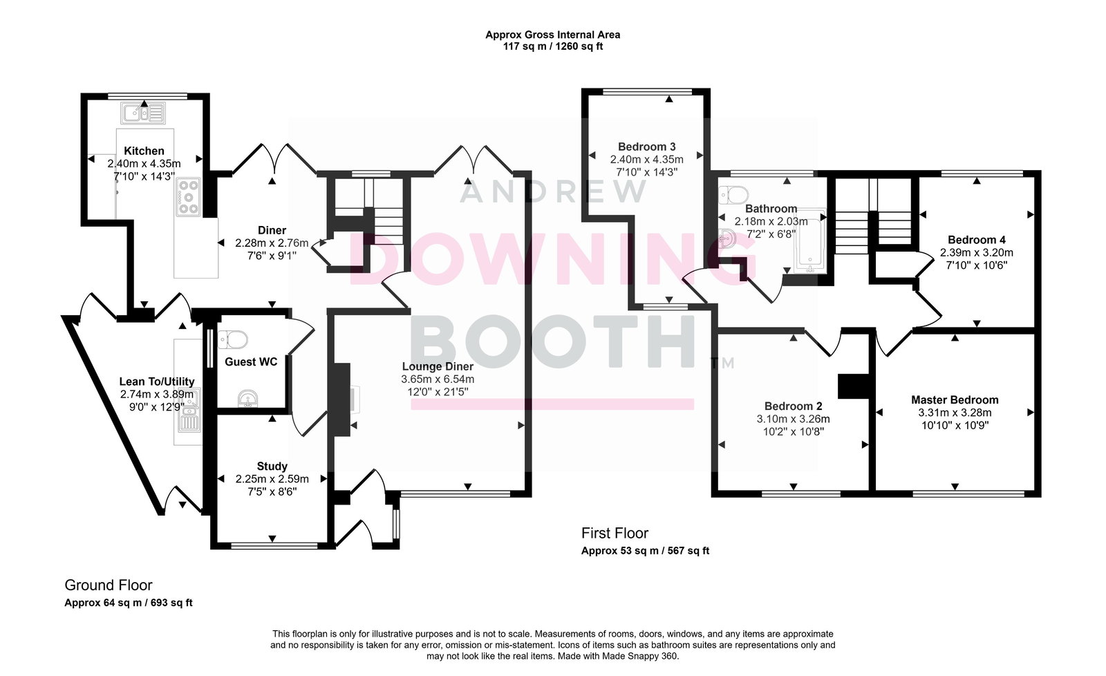 6, Thornes Croft, Stonnall floorplan