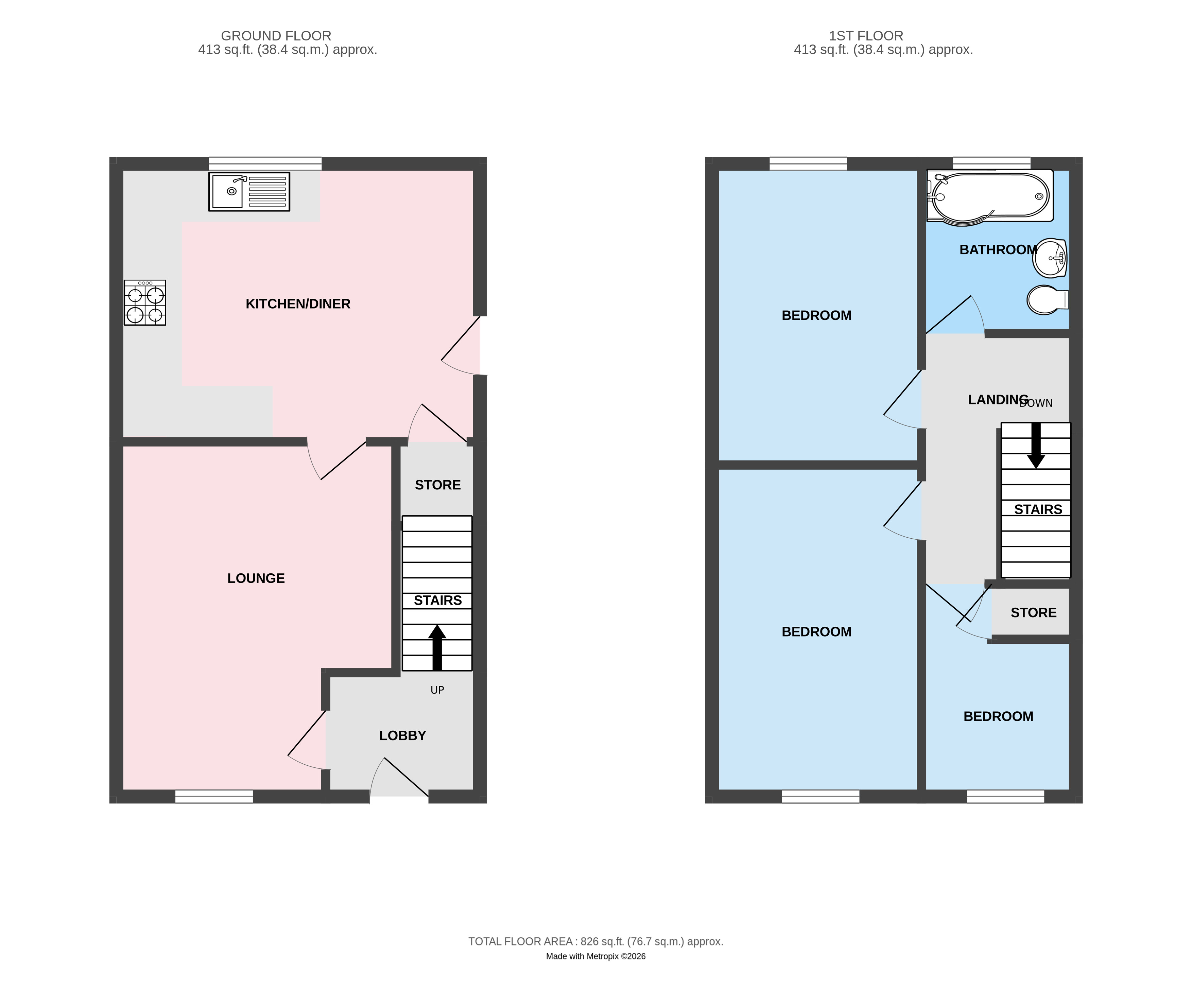 6, Poolside, Shrewsbury floorplan