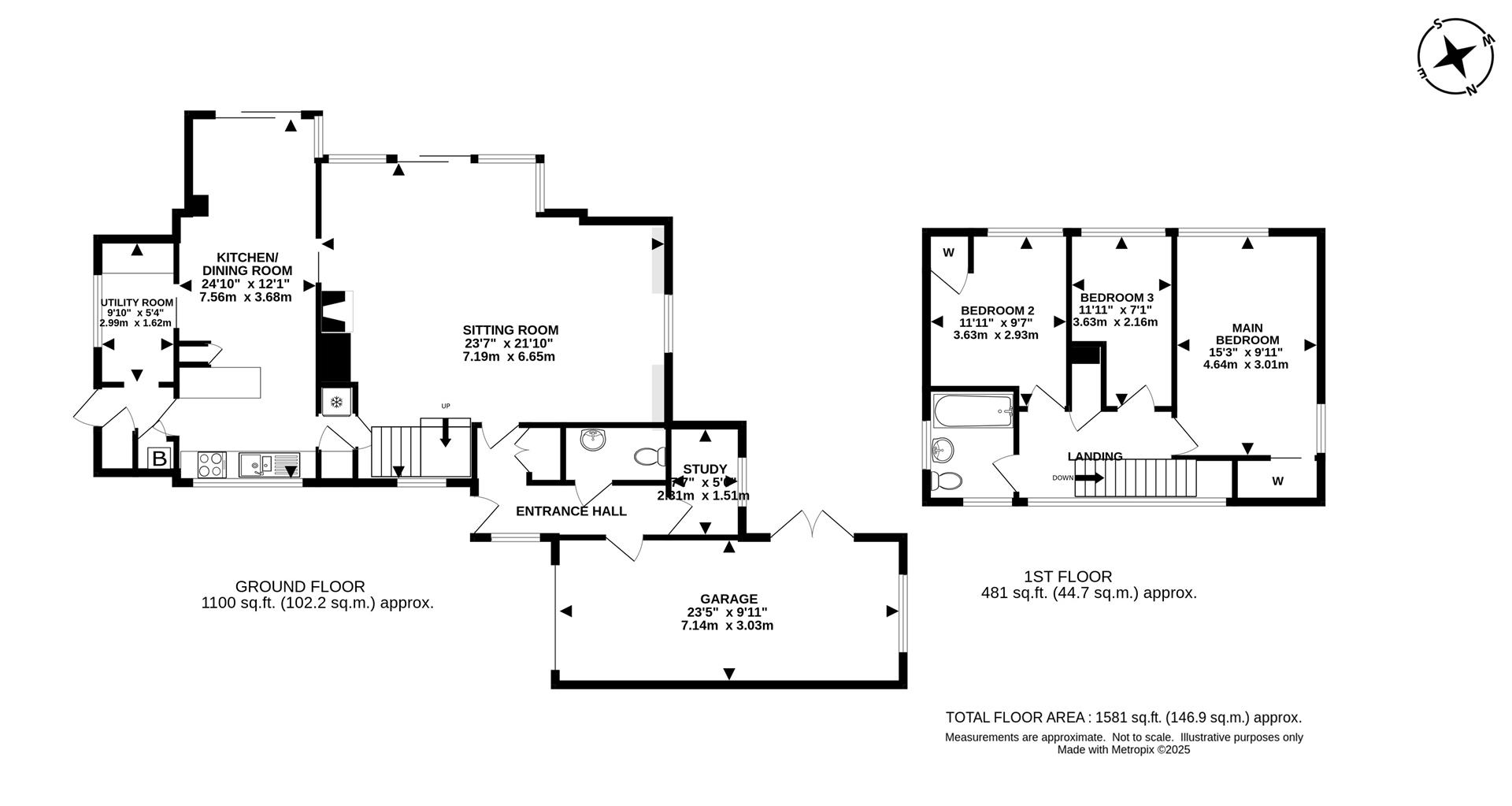 Ashurst, The Chase, Kingswood floorplan