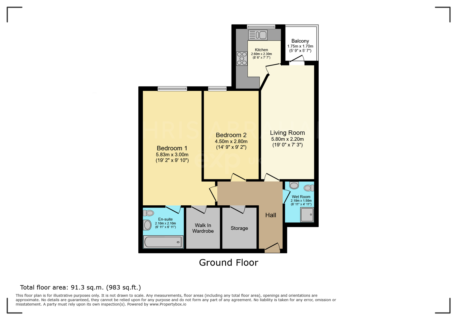 58,Middleton Court, Picton Avenue, Porthcawl floorplan