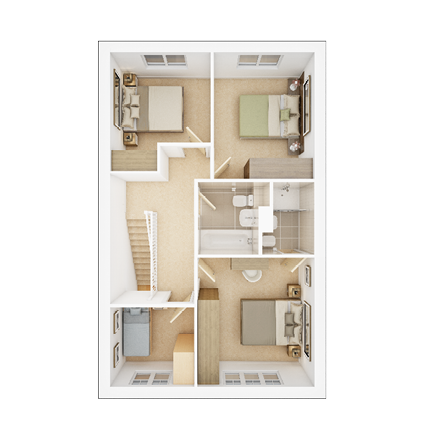The Midford - Plot 294, Trinity Fields, York Road, Knaresborough floorplan