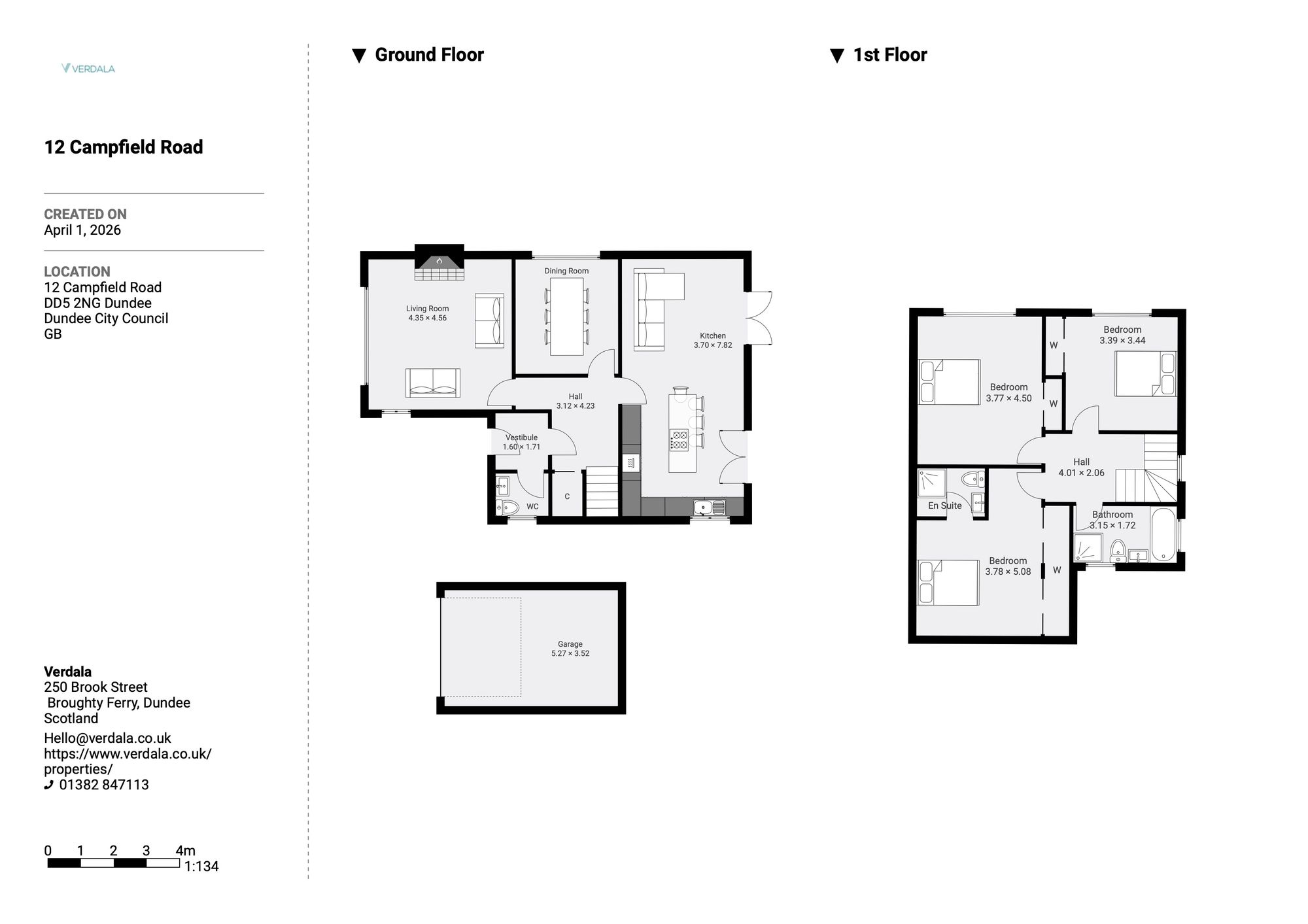 12 Campfield Road, Dundee floorplan