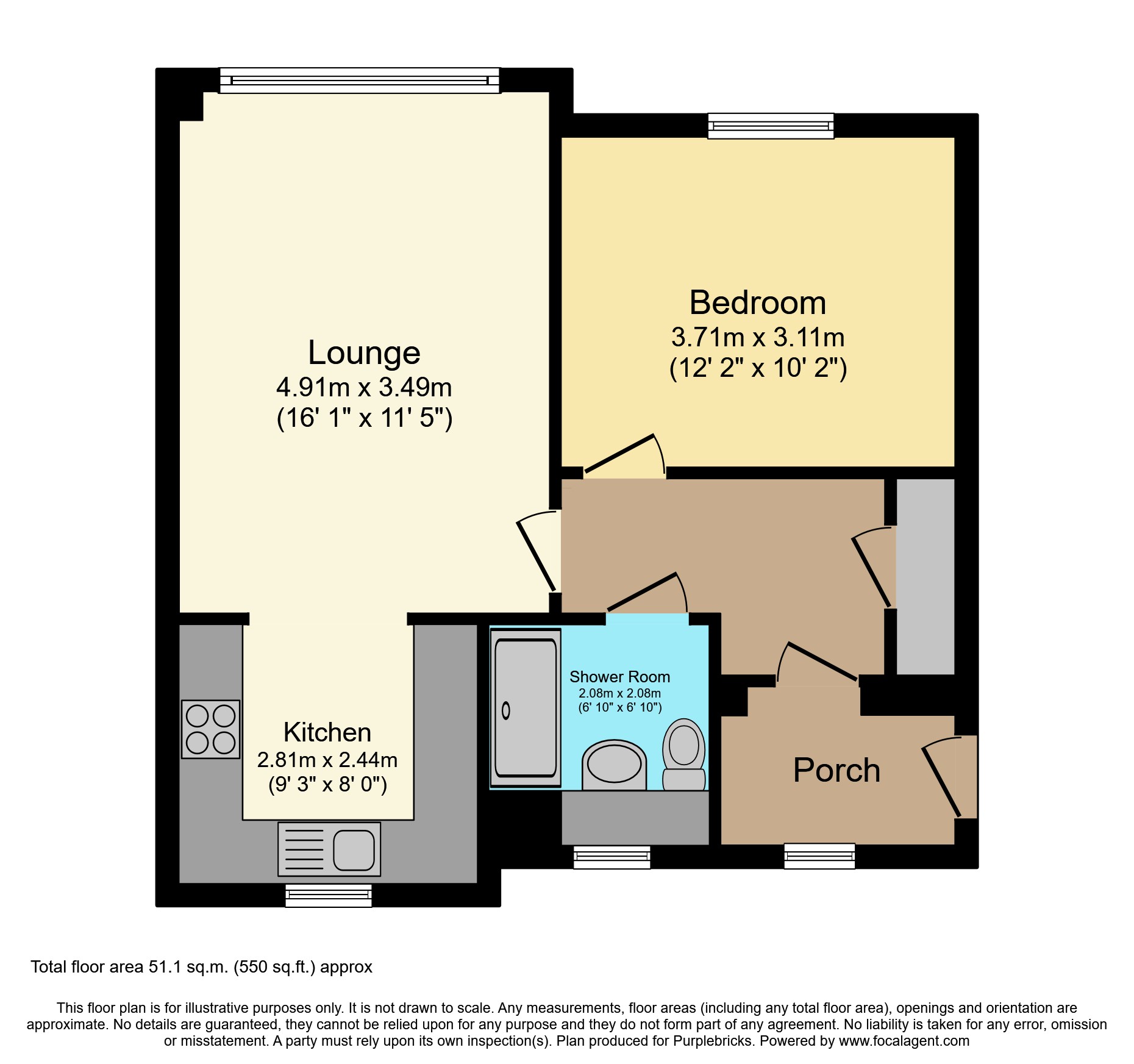 13, Elliot Way, Deal floorplan