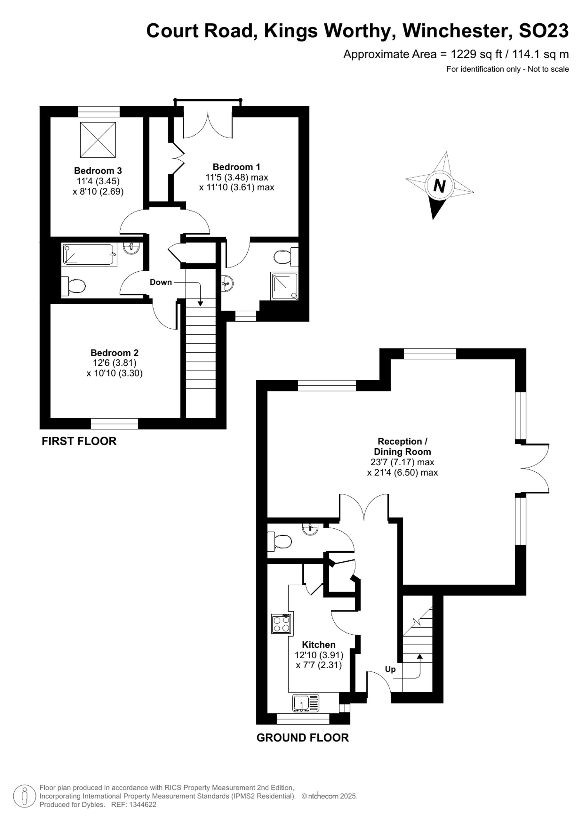 2a Court Road, Winchester floorplan