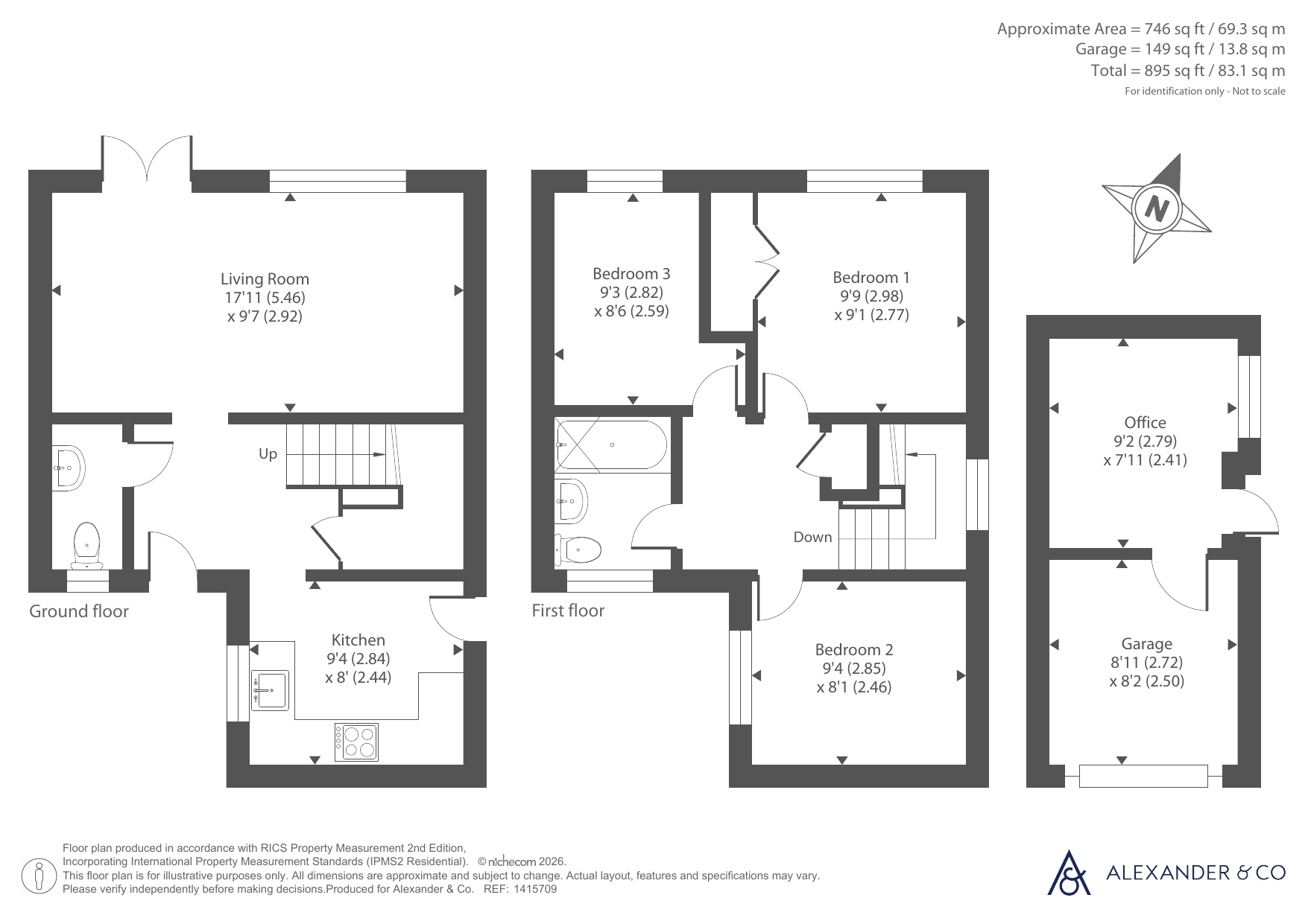 7, Sandy Road, Buckingham floorplan