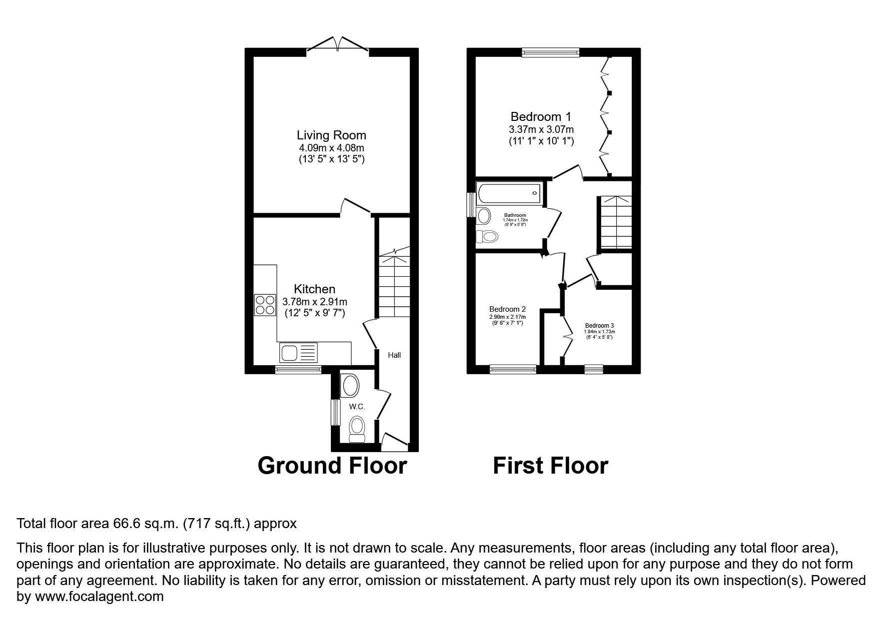 56, Kingscroft Court, Northampton floorplan