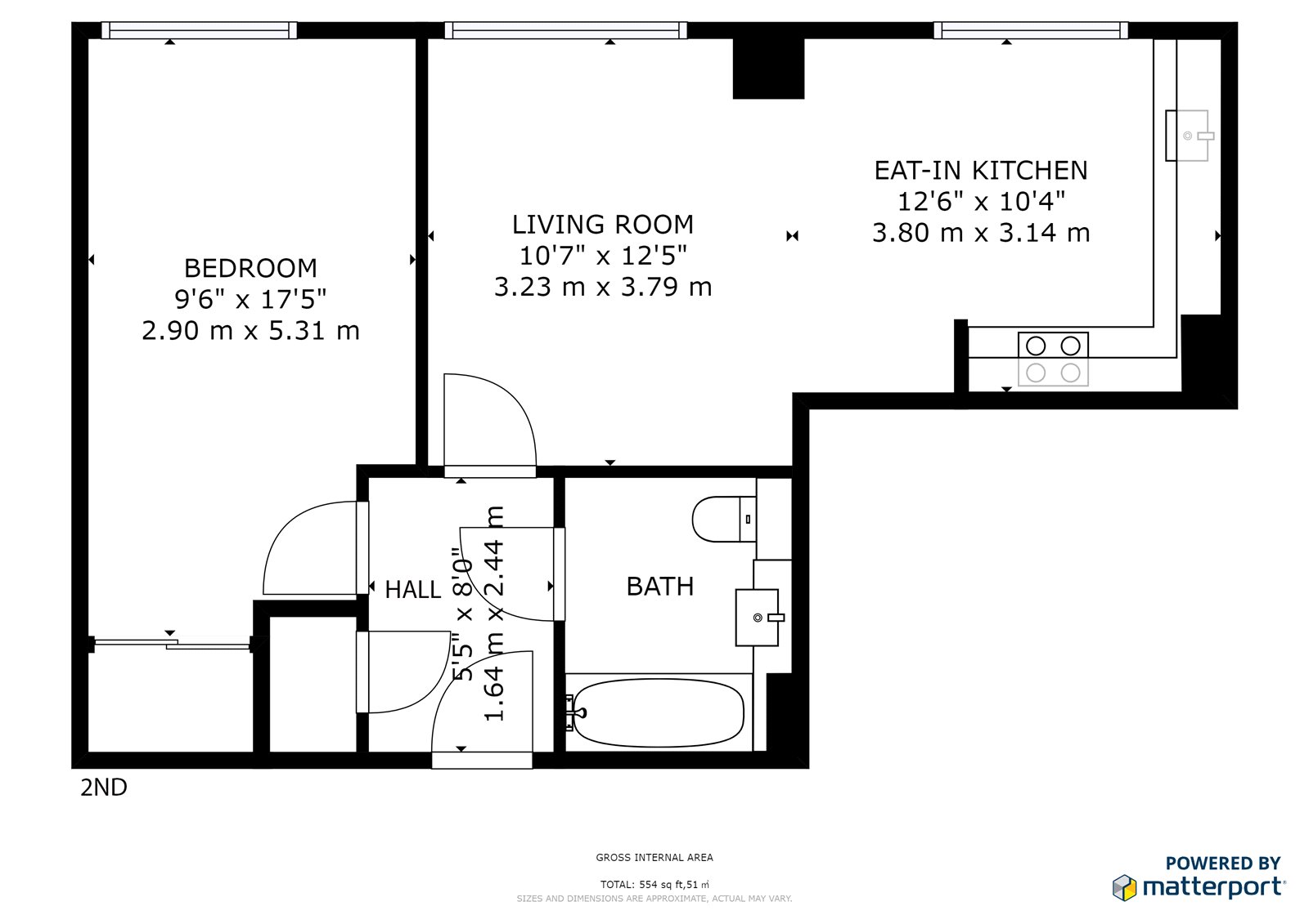 1 Bedrooms Flat to rent in Baker Street, London W1U