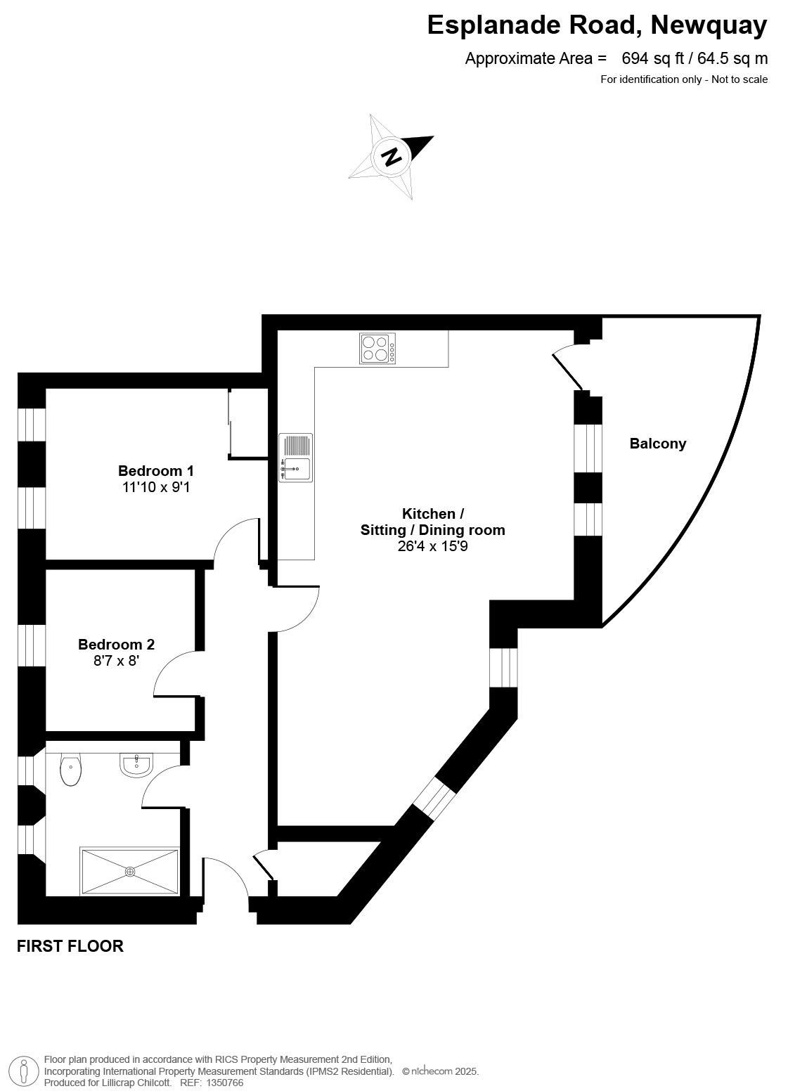 Lancelot Lewinnick Cove House, Newquay floorplan