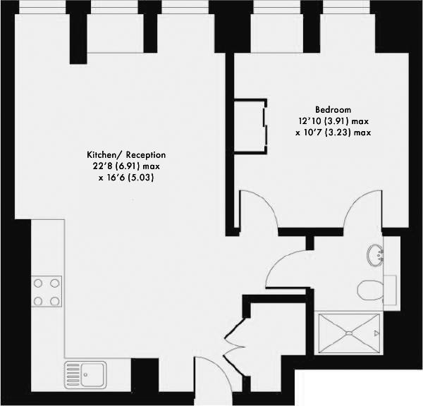 1 Bedrooms Flat to rent in Christchurch Road, London SW19