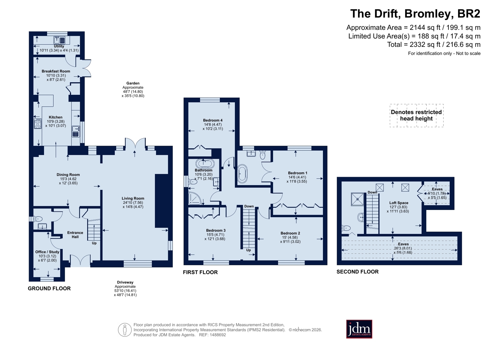 5, The Drift, Bromley floorplan