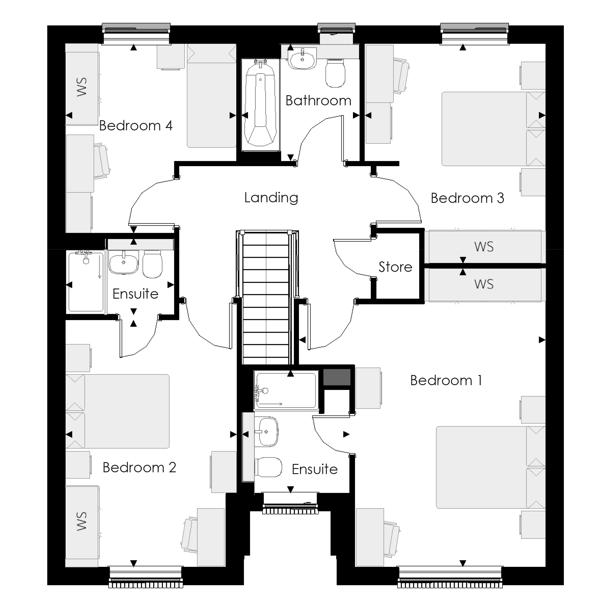 1, Station Lane, Pelton Lane Ends, Pelton floorplan
