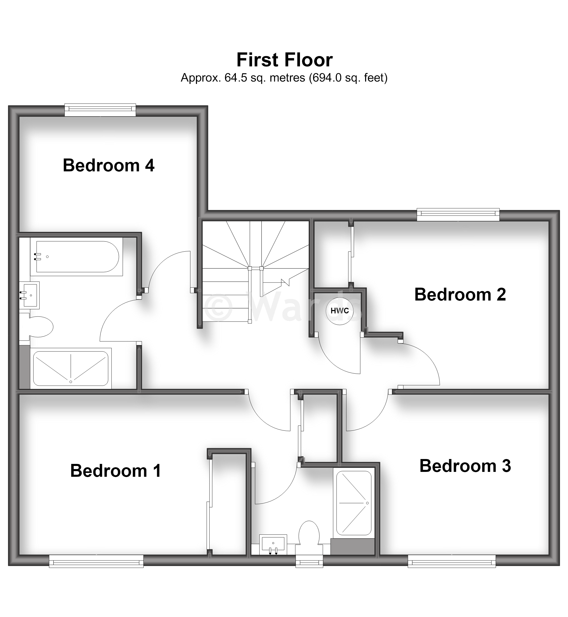 14, Highwood Drive, Ashford floorplan