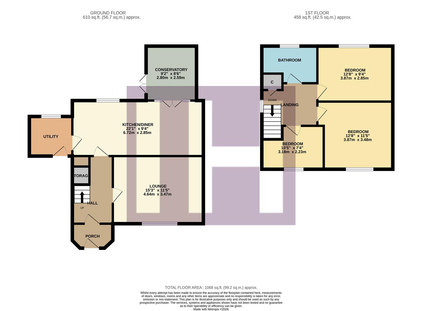 Kirklevington Grange, Yarm floorplan