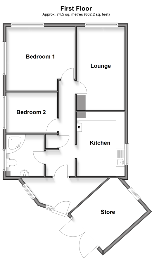 Astley Avenue, Dover, Kent floorplan
