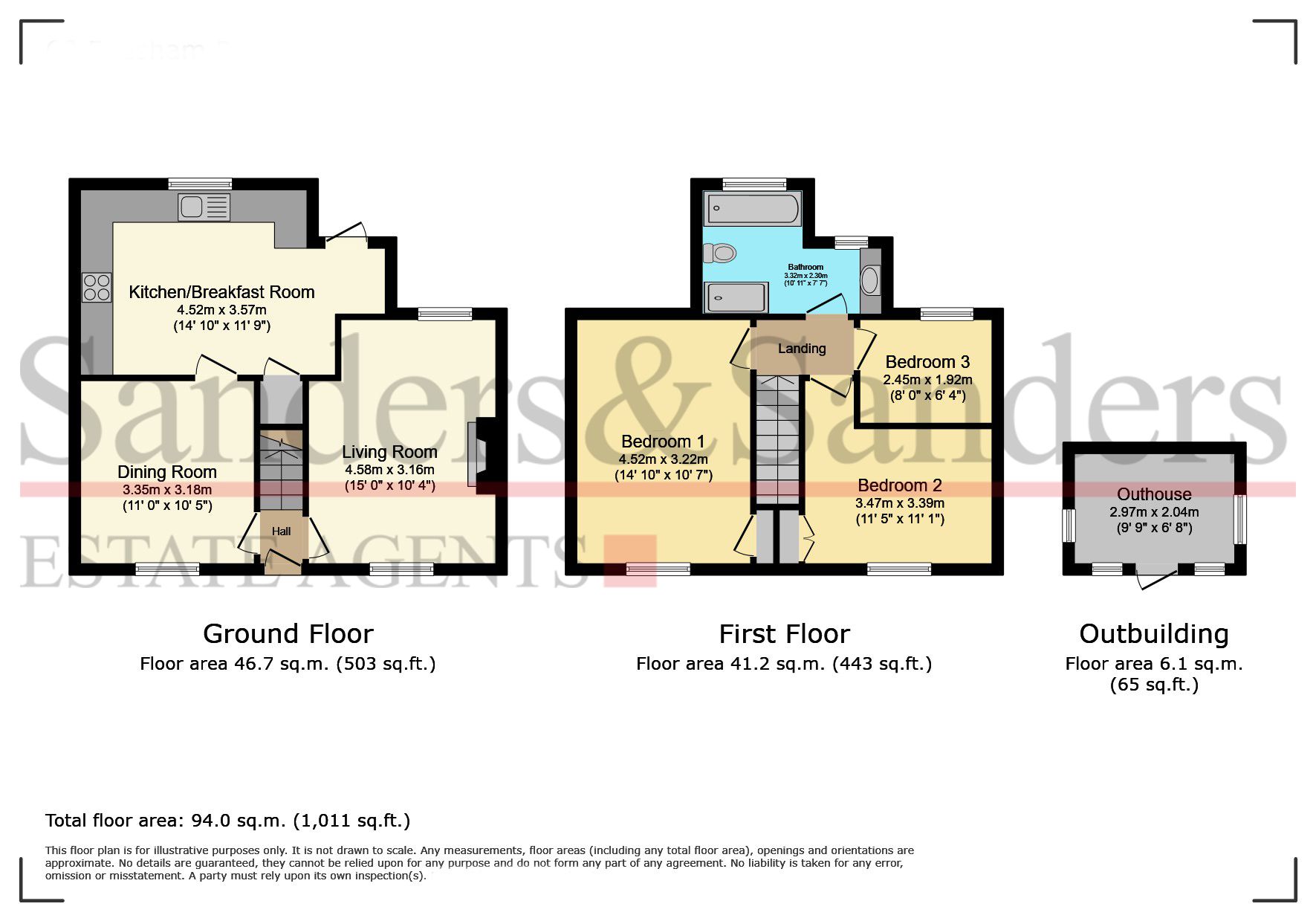 62 Evesham Road, Alcester floorplan
