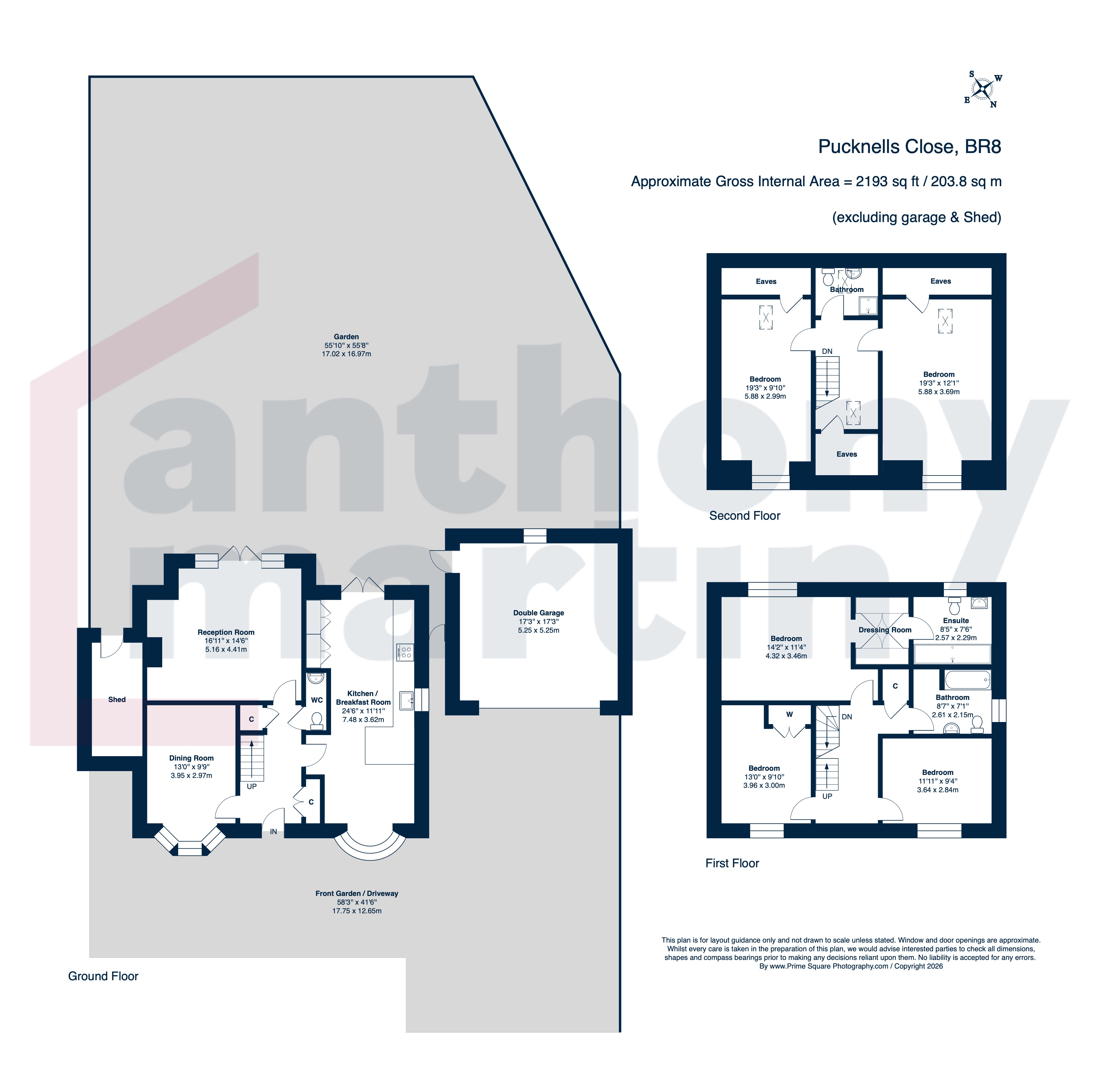 7, Pucknells Close, Swanley floorplan