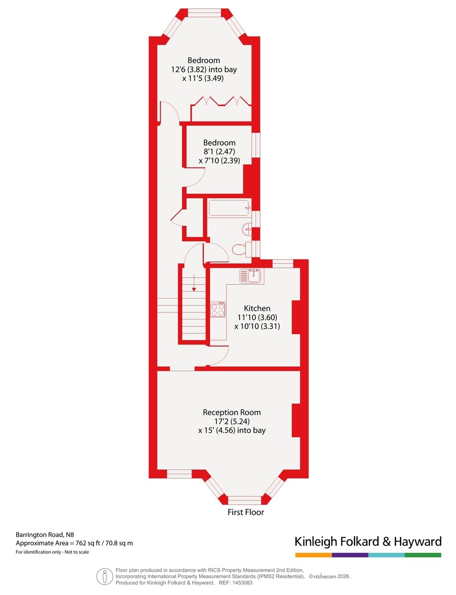 Flat A, 114, Barrington Road, London floorplan