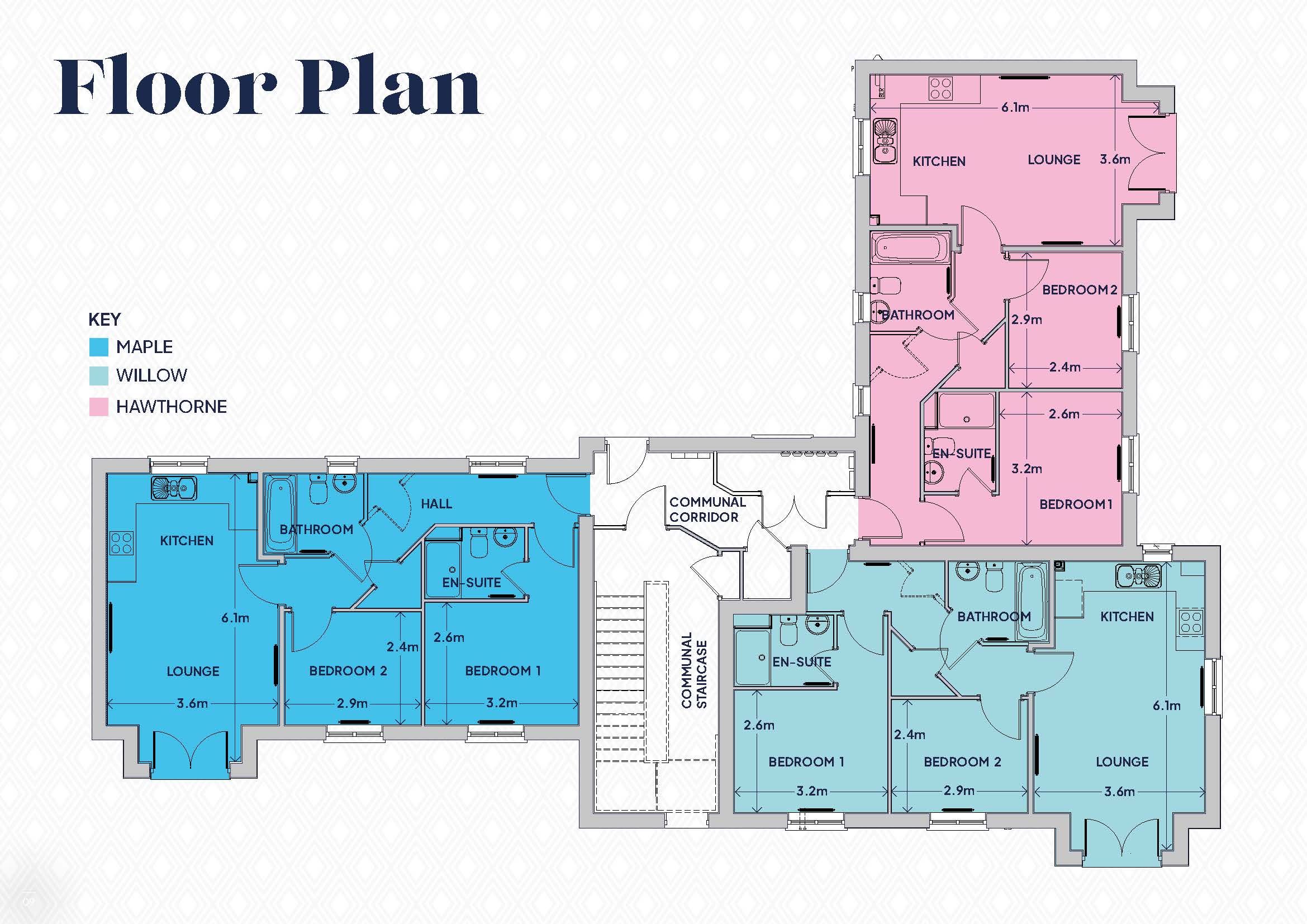 Hawthorne Apartment, Stoneley Park, Coppenhall CW1, 2 bedroom flat for