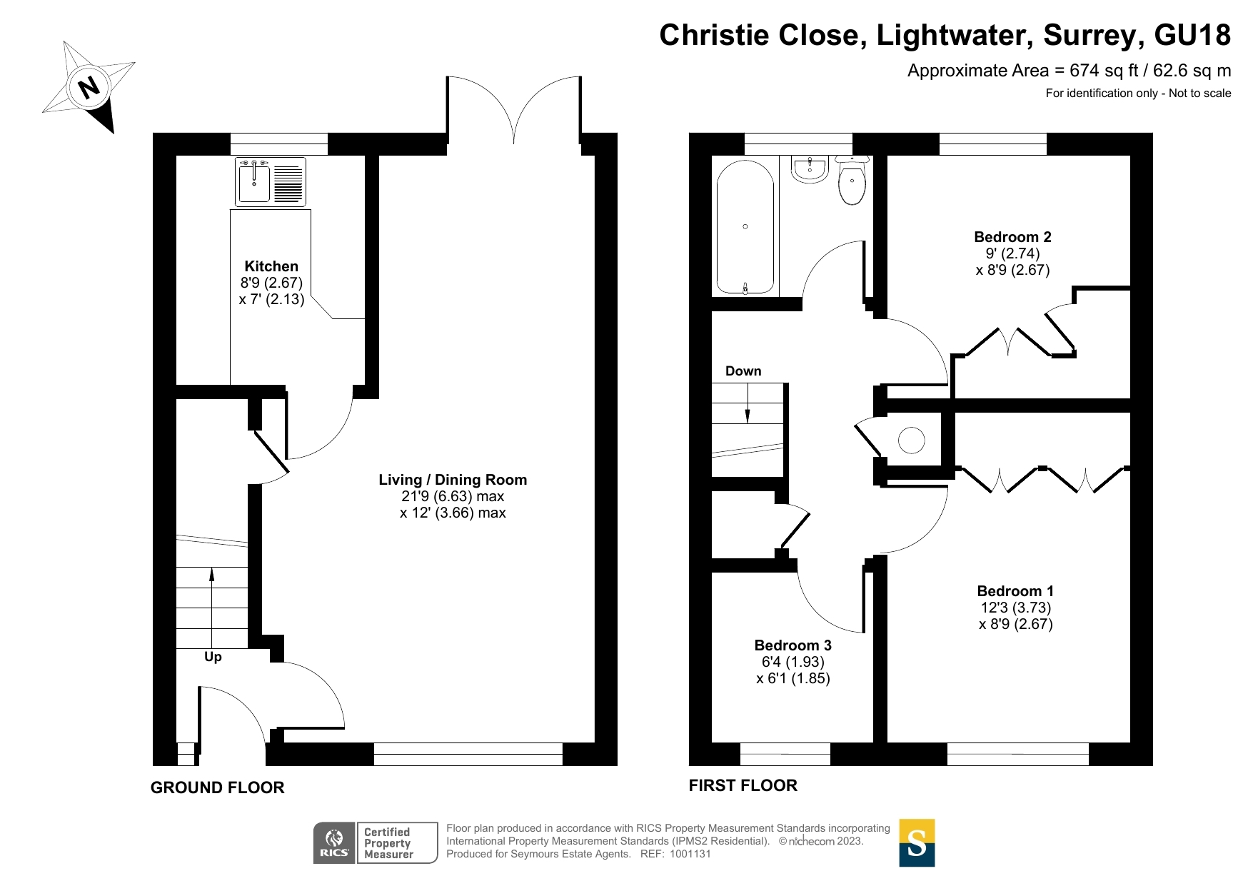 49, Christie Close, Surrey floorplan