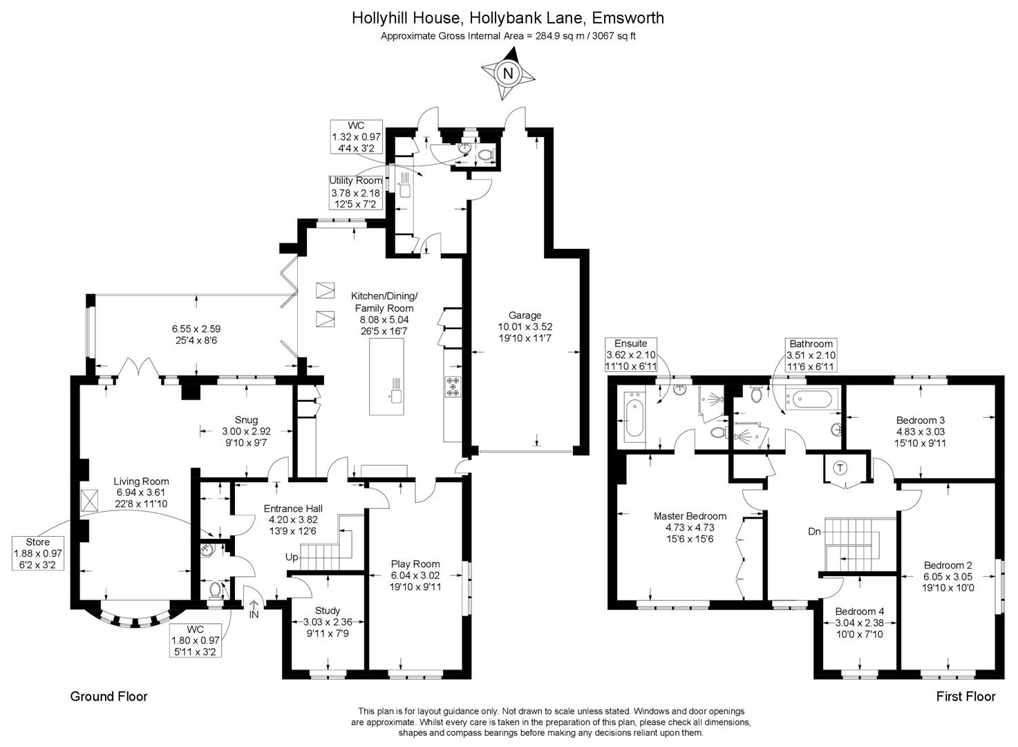 50a Hollyhill House, Hollybank Lane, Emsworth floorplan