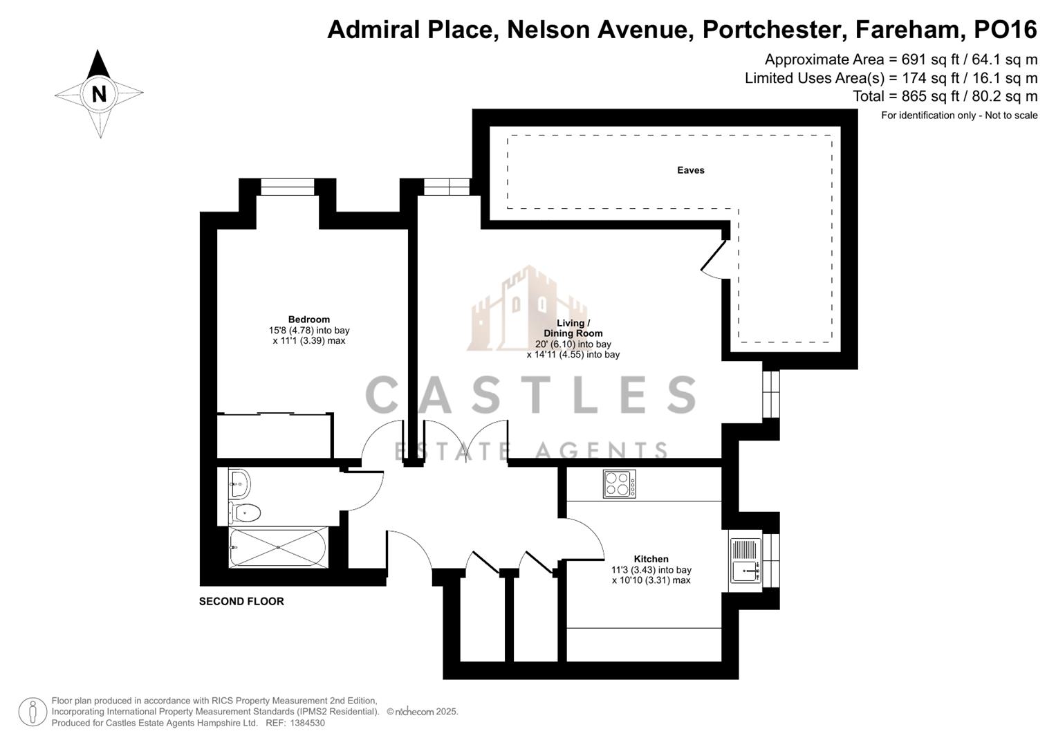 11 Admiral Place, Nelson Avenue, Fareham floorplan