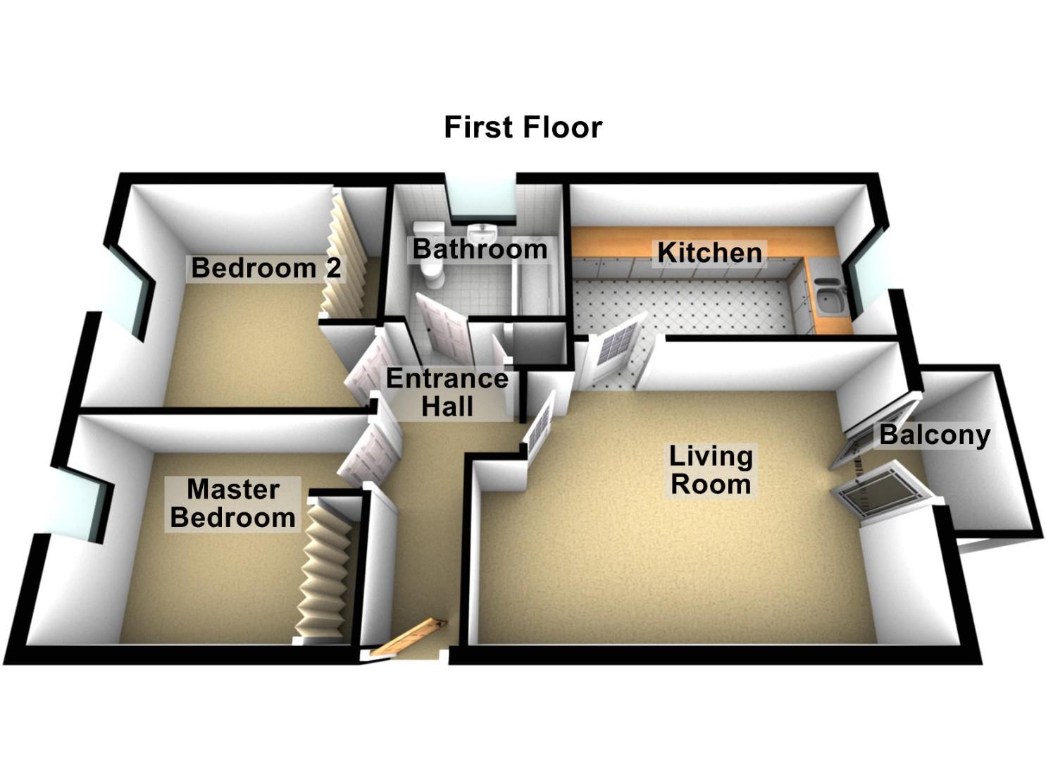 Flat 3, Victoria Court, Victoria Road, Southampton floorplan