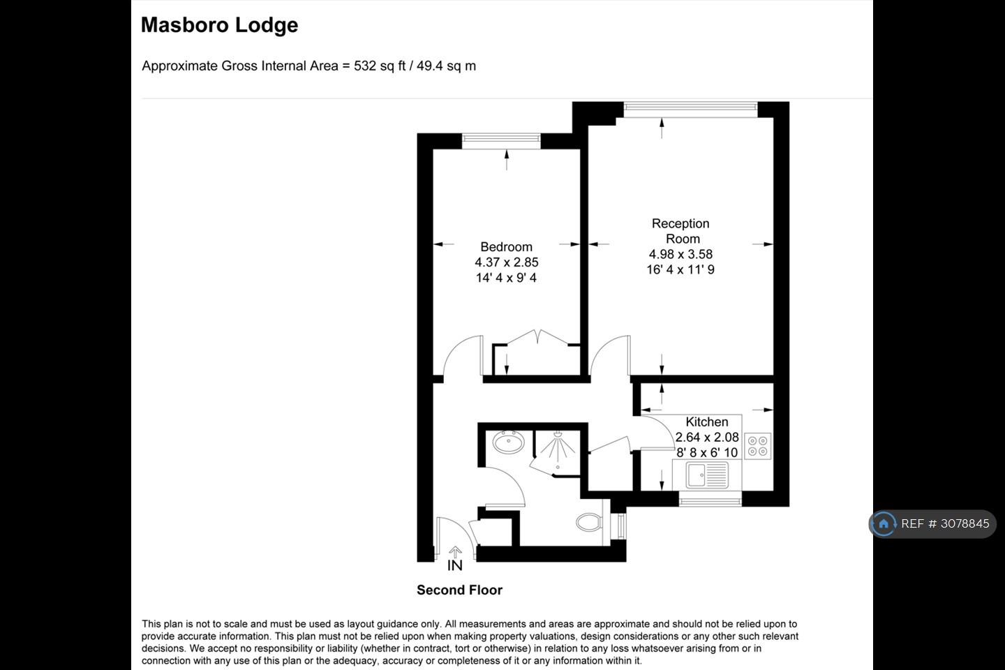 Masboro Lodge Southey Road, London floorplan