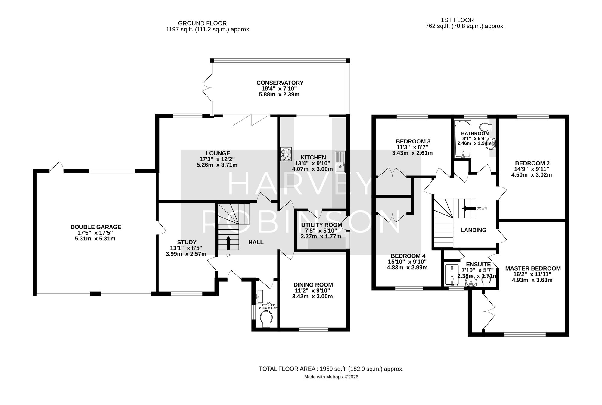 14 Centenary Way, Huntingdon floorplan