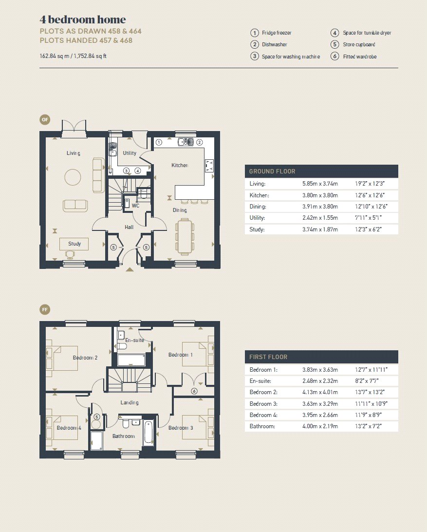 Unit 464,, Peninsula View, Poundbury floorplan